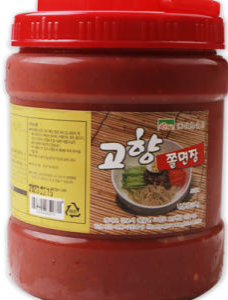 JJOMYEONJANG SAUCE (Vegetables and Red pepper sauce with lemon)