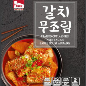 Braised cutlassfish with radish