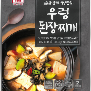 Soybean paste stew with snails